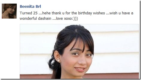 binita turns 25