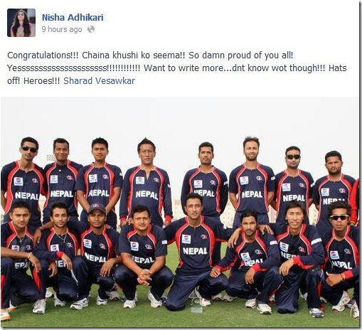 nisha adhikari cricket