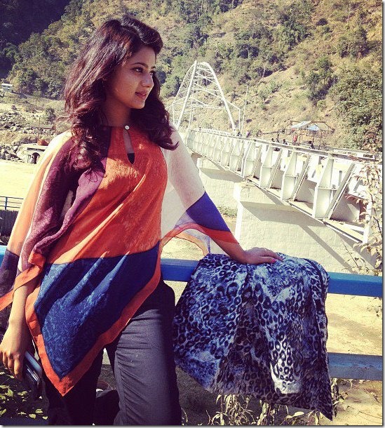 Keki Adhikari at jamune(barfee) bridge,darjeeling