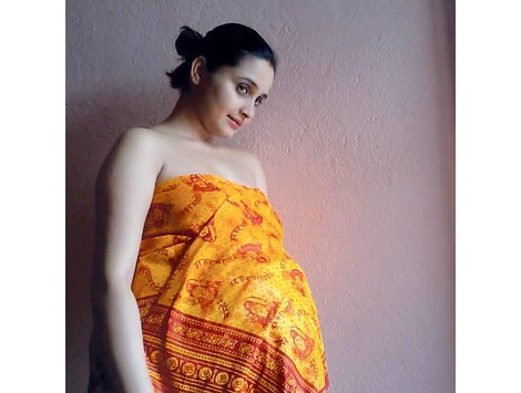sanchita luitel pregnant belly_mother