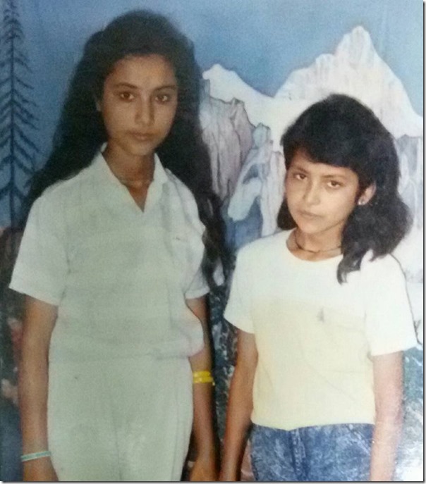 sarita lamichhane with her friend prabha